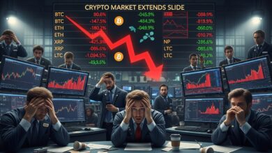 Crypto Market Extends Slide