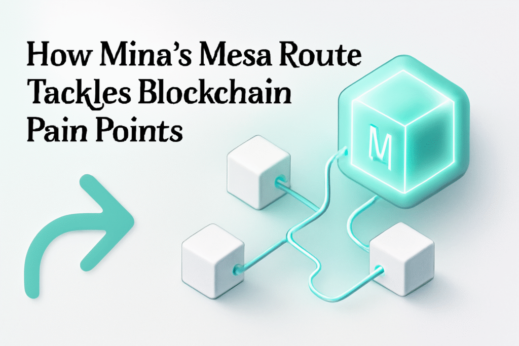 How Mina's Mesa Route Tackles Blockchain Pain Points