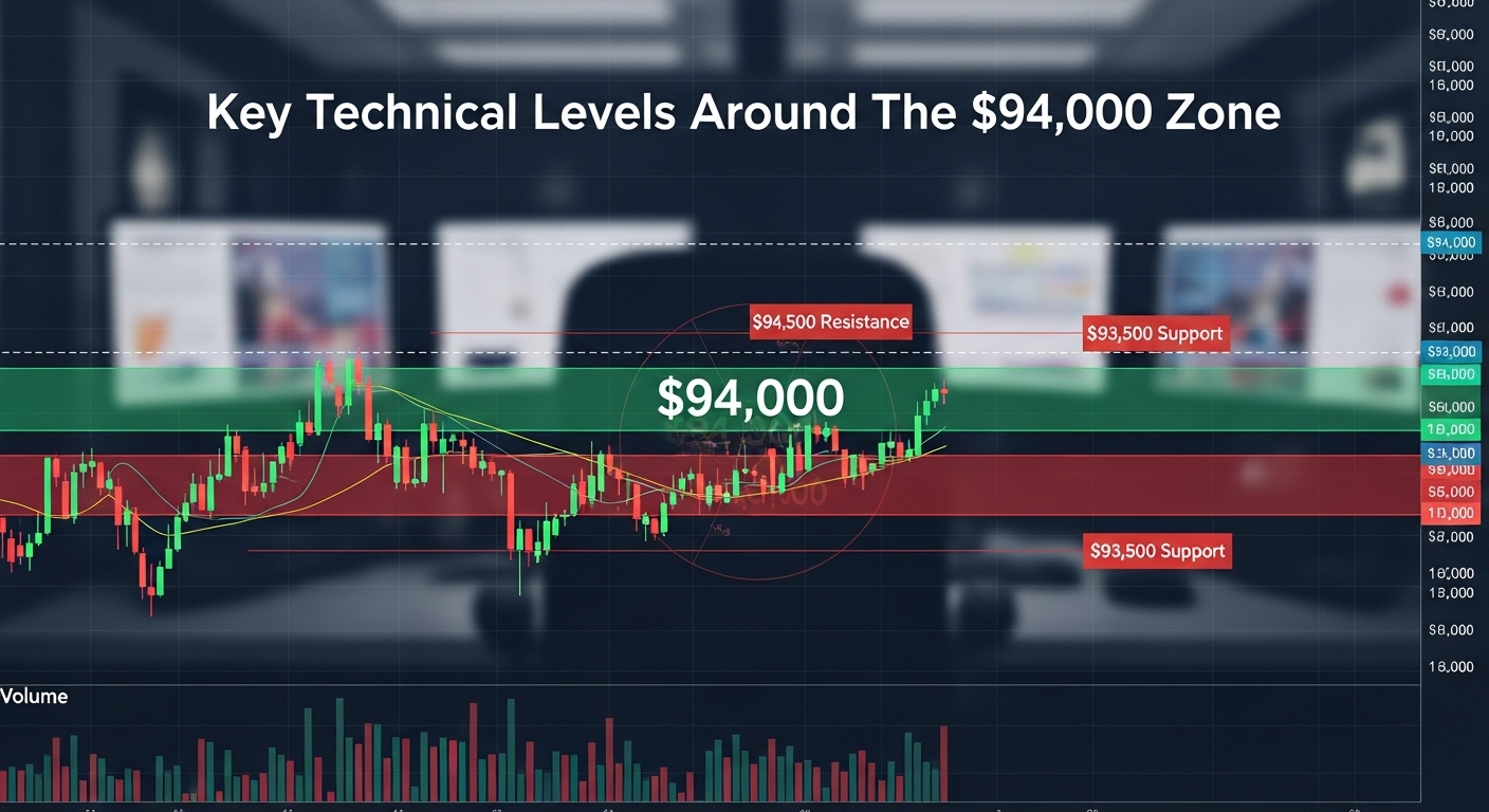 Key Technical Levels Around The $94,000 Zone