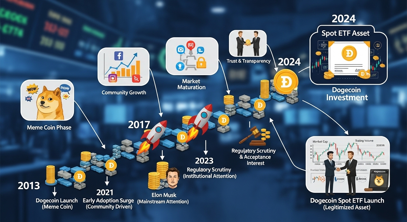 The Evolution of Dogecoin Into a Spot ETF Asset