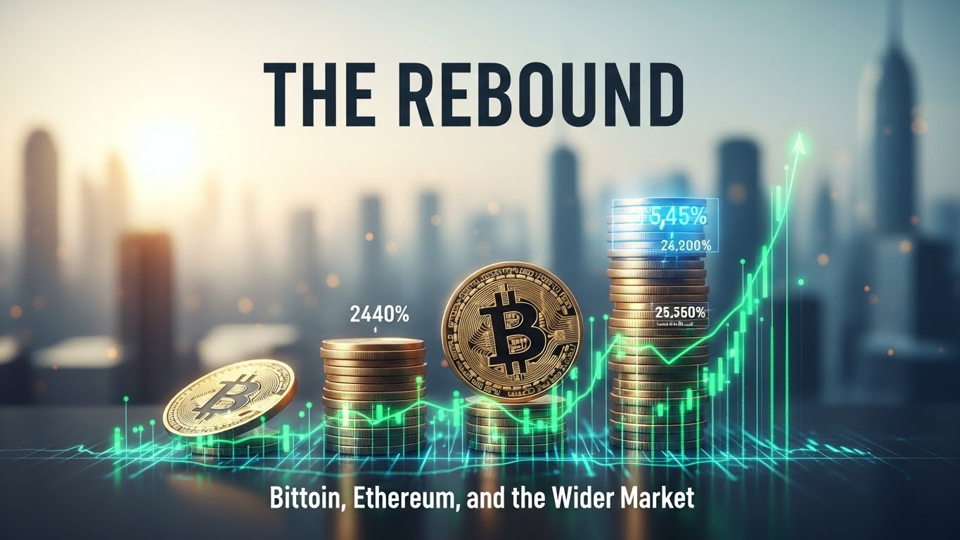 What The Rebound Means For Bitcoin, Ethereum And The Wider Market