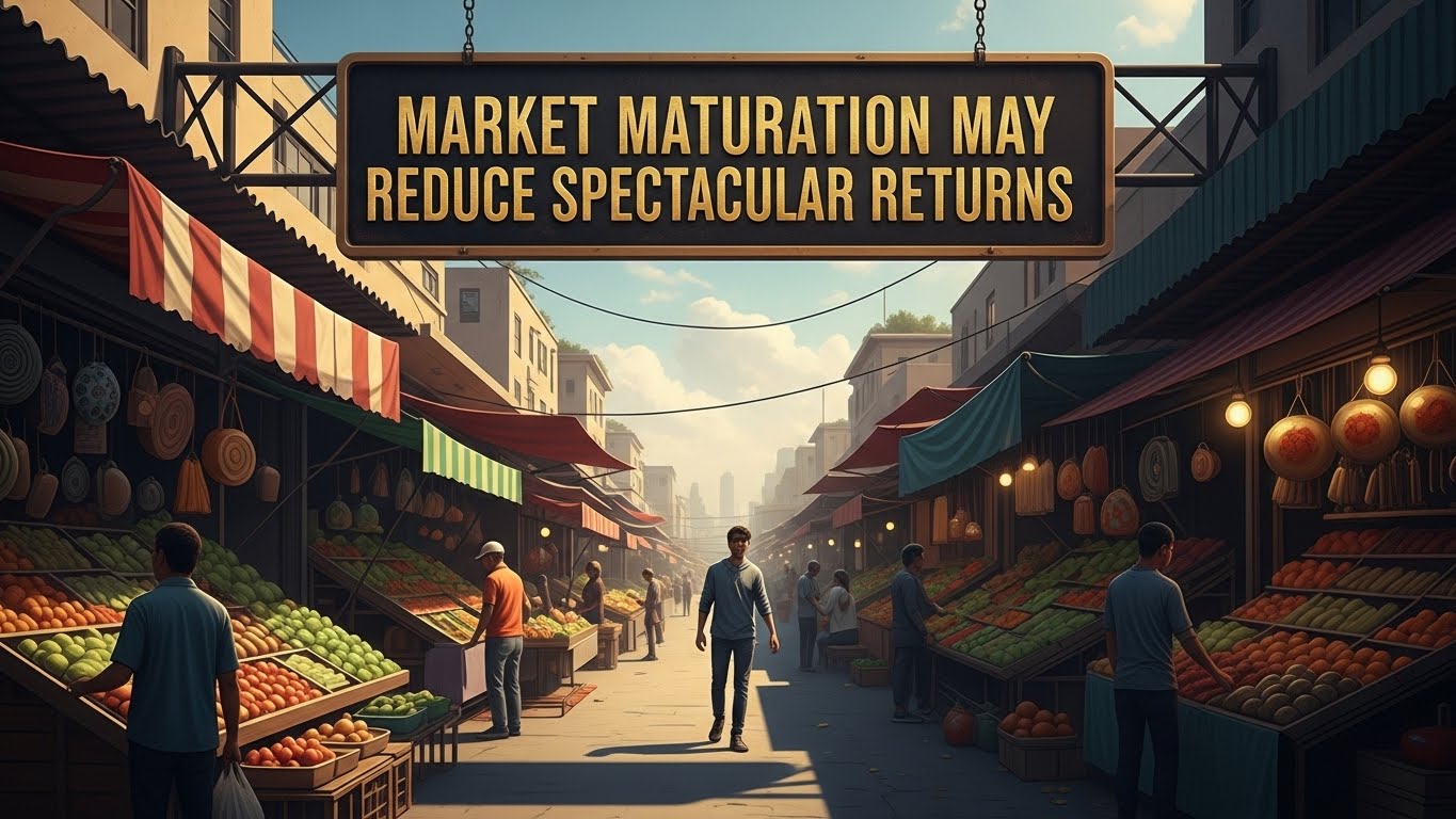 Market Maturation May Reduce Spectacular Returns