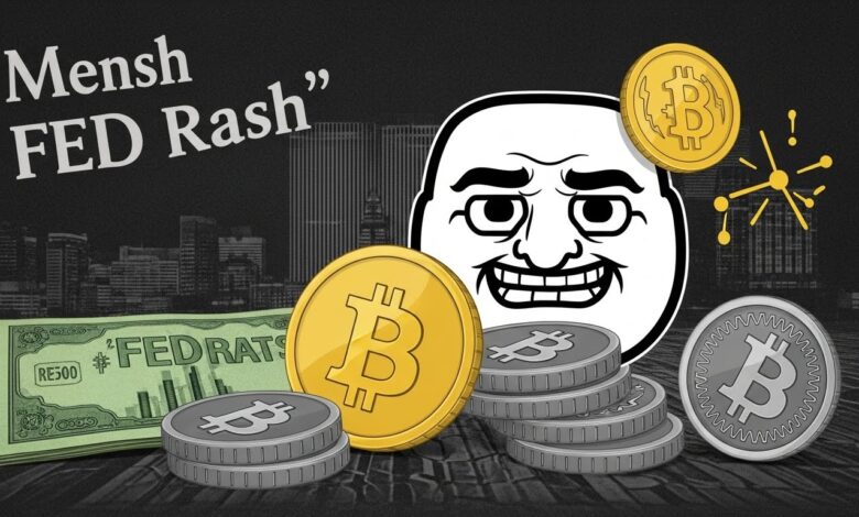Meme Coins Fall Crash After Fed Rate