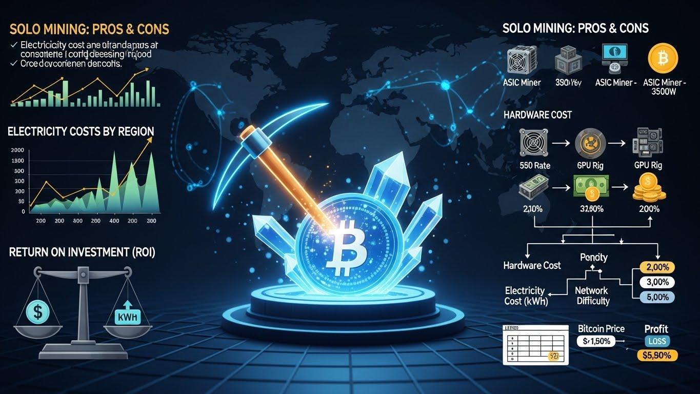 Energy Costs and Economics of Solo Mining
