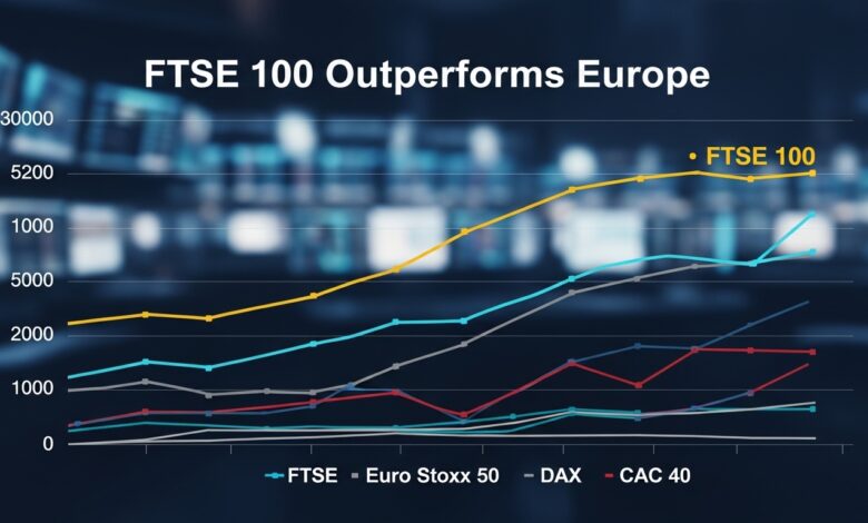 FTSE 100 Outperforms Europe
