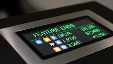 Feature Ends Crypto Ticker