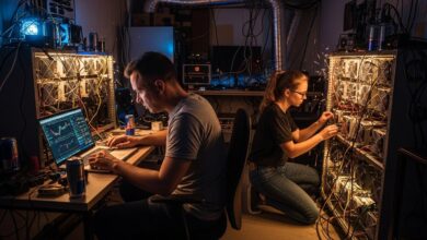 Two solo bitcoin miners