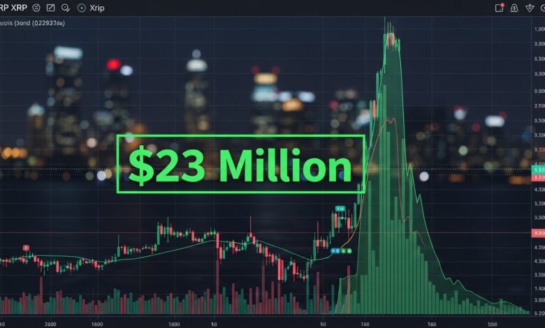 XRP Sees $23 Million