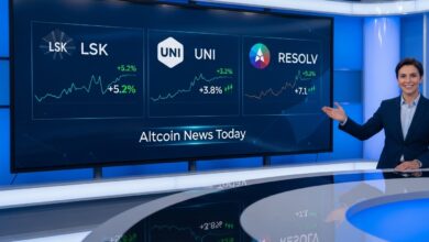Altcoin News Today LSK, UNI, RESOLV