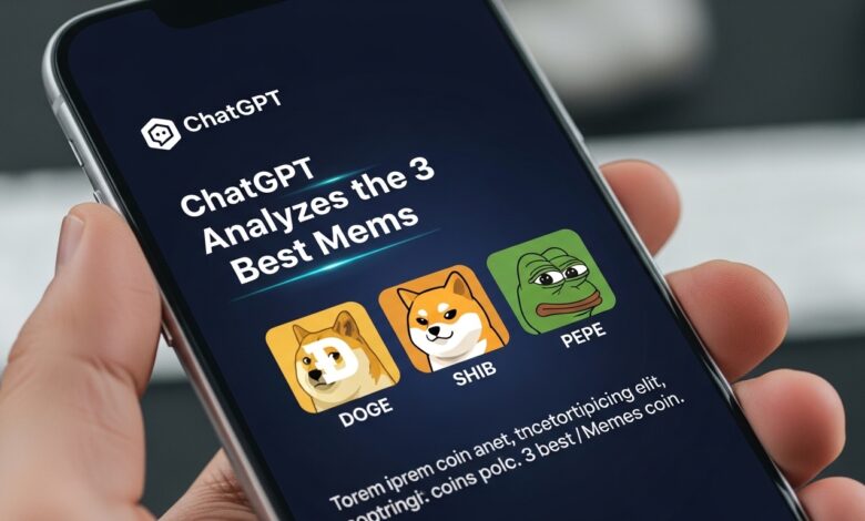 ChatGPT Analyzes the 3 Best Meme Coins