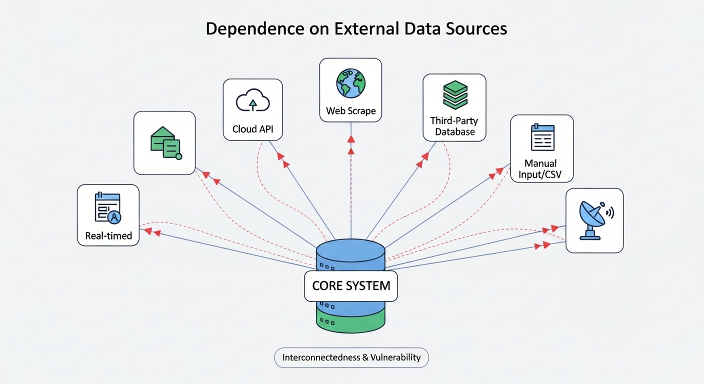 Dependence on External Data Sources