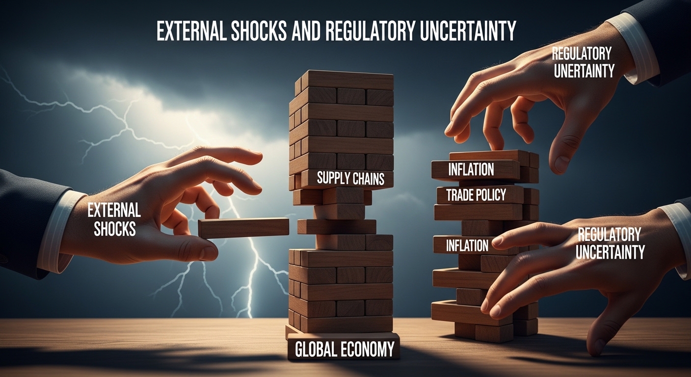 External Shocks and Regulatory Uncertainty