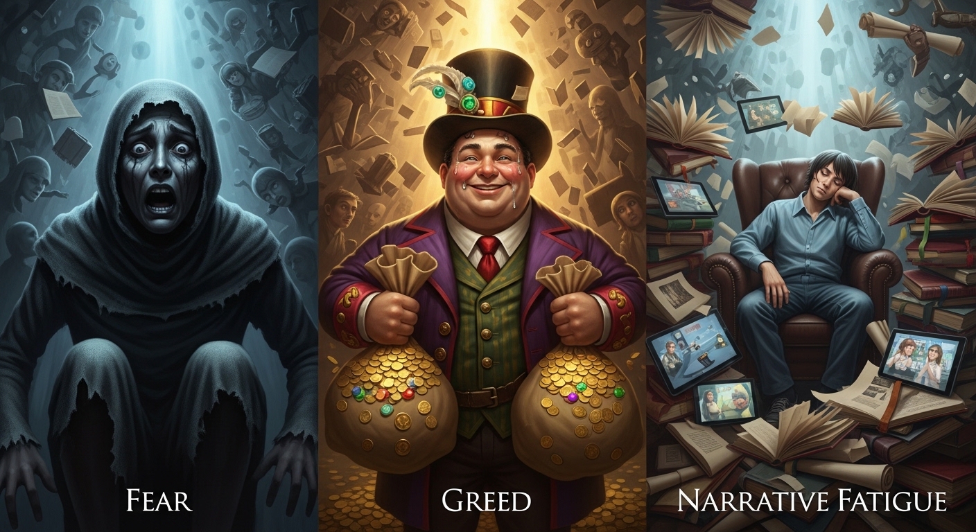 Fear, Greed, and Narrative Fatigue