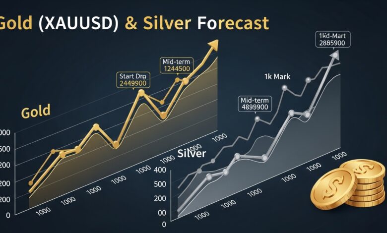 Gold (XAUUSD) & Silver Price Forecast 1k