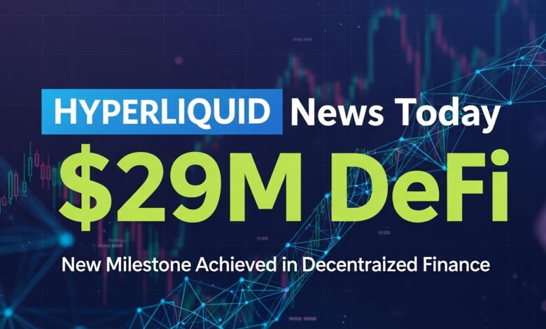 Hyperliquid News Today $29M DeFi 