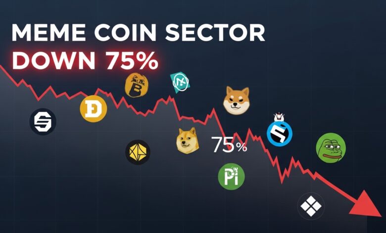 Meme Coin Sector Down 75%