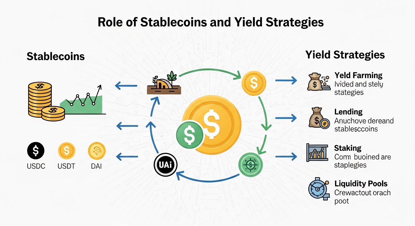 Role of Stablecoins and Yield Strategies