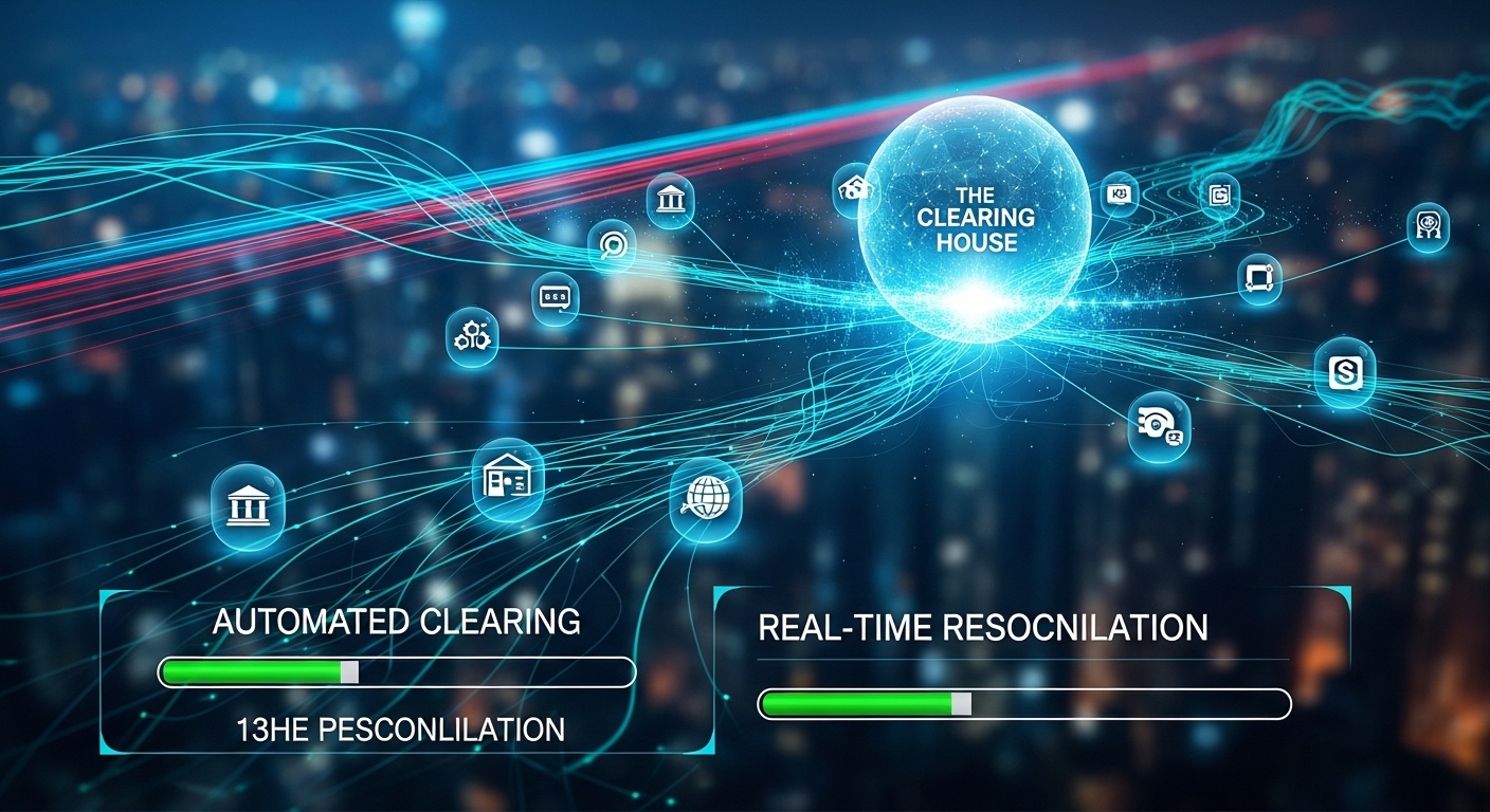automated clearing and real-time reconciliation