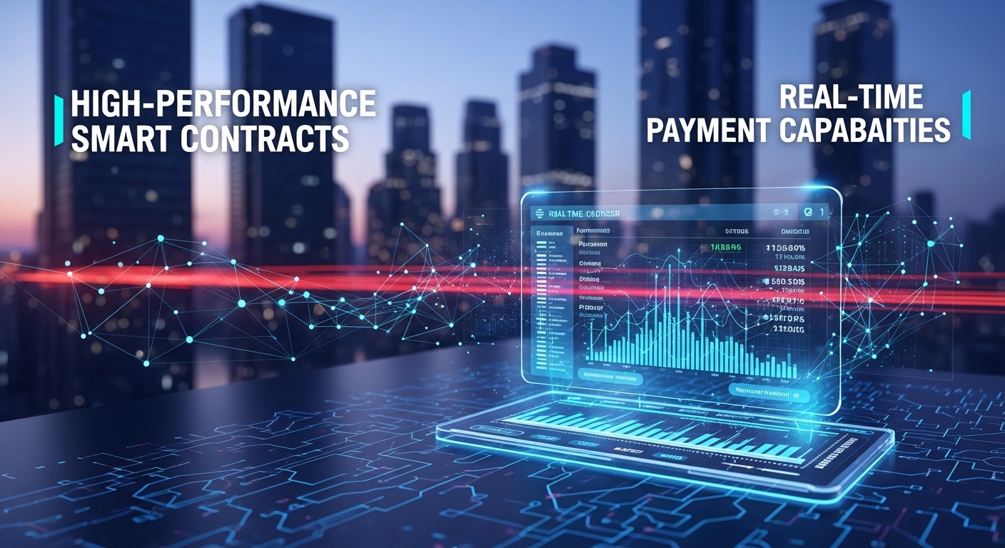 high-performance smart contracts and real-time payment capabilities