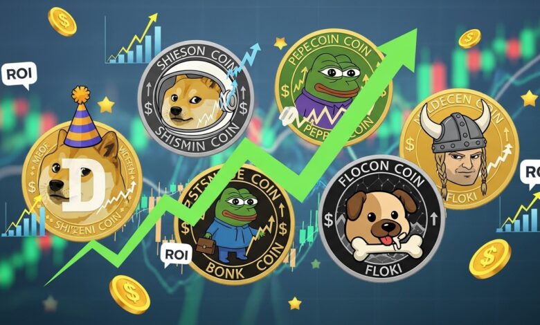5 High ROI Meme Coins