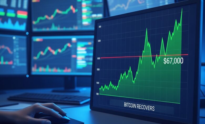 Bitcoin Recovers Above $67K