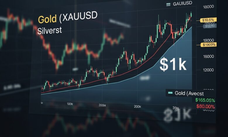 Gold (XAUUSD) & Silver Price Forecast 1k