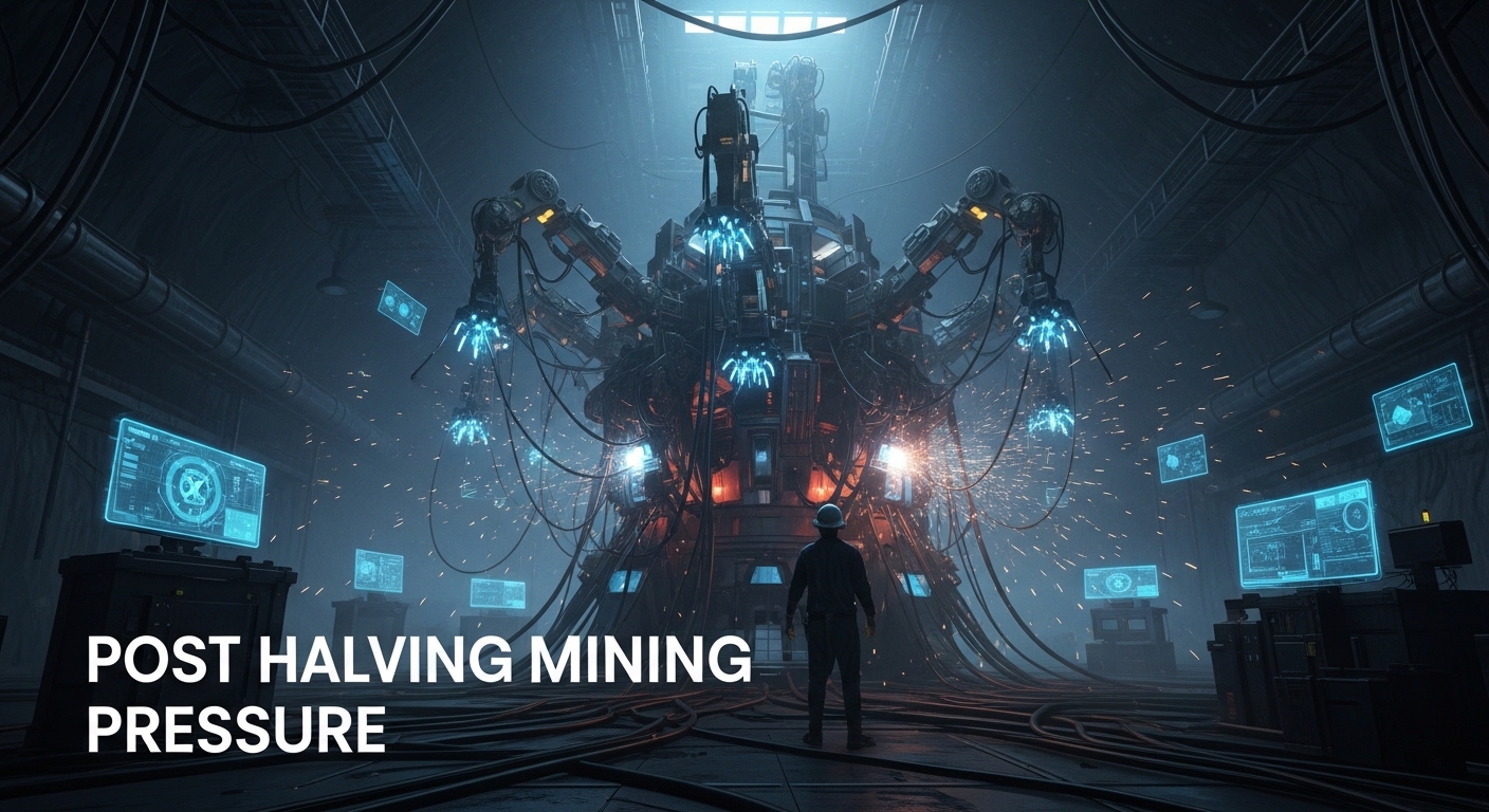 post-halving mining pressure